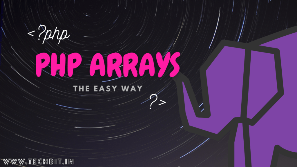 PHP Array: An Easy way to understand the types 1 PHP ARRAYS-The Easy Way| techbit.in