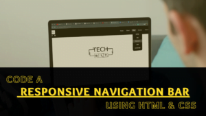 Make an Attractive Responsive Navigation Bar Using HTML and CSS